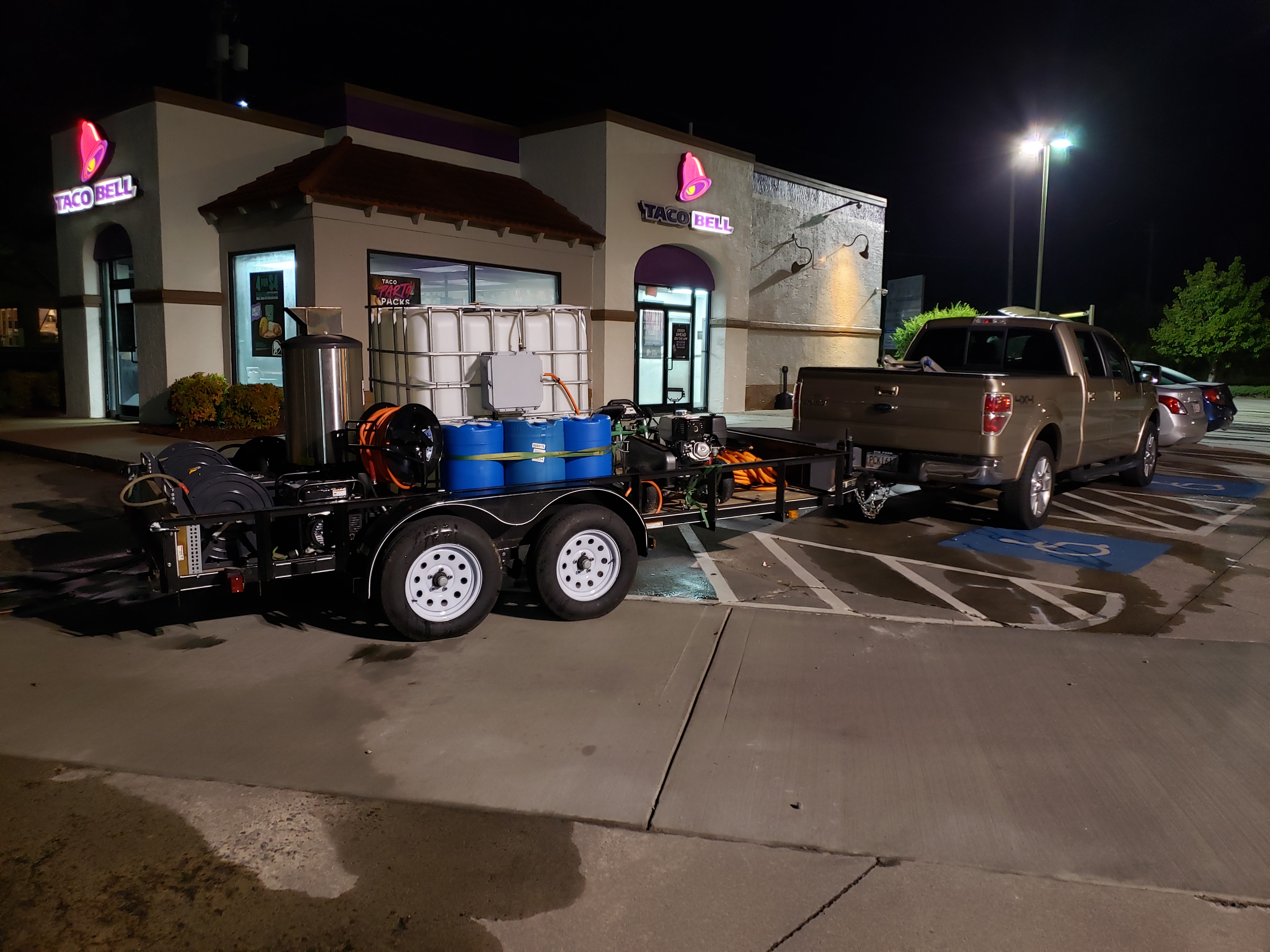 Pressure Washing Commercial Restaurant